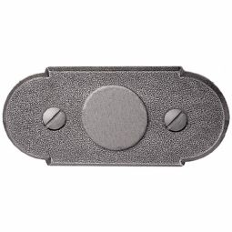 Rosace pour poignée mâle avec cache-trou