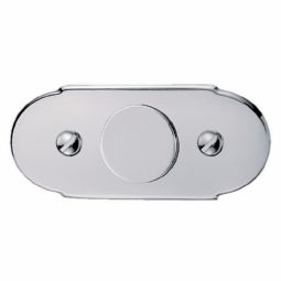 Rosace pour poignée mâle avec cache-trou