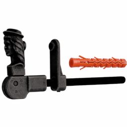 Jalousie-Rückhalter mit Metallgewinde