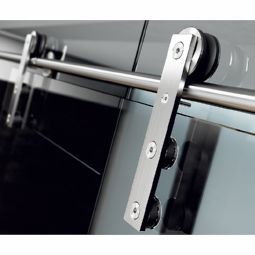 Garnitura per porta scorrevole in vetr..