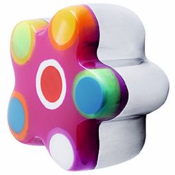 Bouton de meuble Étoile avec anneau