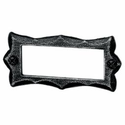 Porte-étiquette pour plaque de sonnette