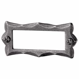 Porte-étiquette pour plaque de sonnette