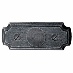 Rosace pour poignée mâle avec cache-trou