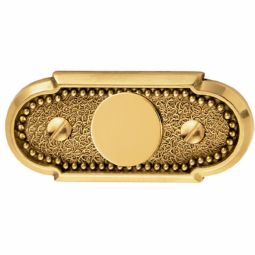 Rosace pour poignée mâle avec cache-trou