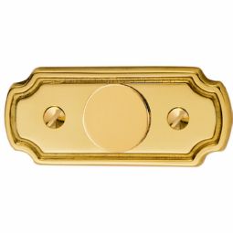 Rosace pour poignée mâle avec cache-trou