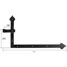 Klicken für Detailansicht Türwinkelband